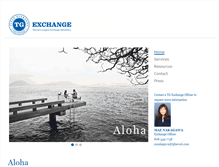Tablet Screenshot of exchangehawaii.com
